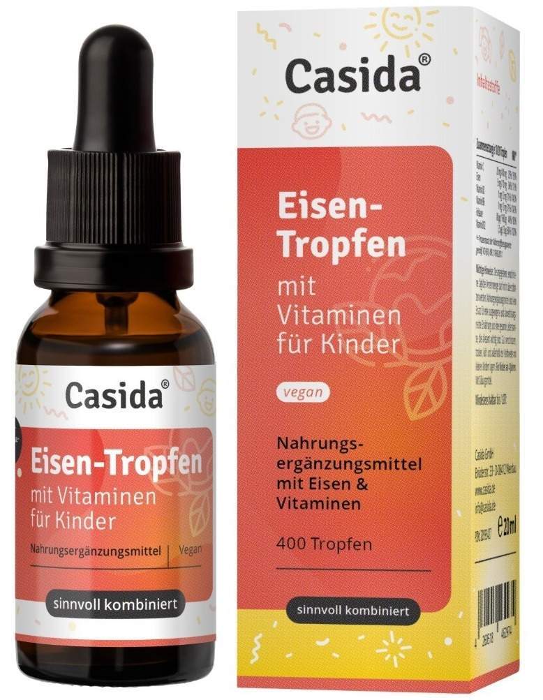 Casida Eisen Tropfen Kinder Vitamine 20 ml
