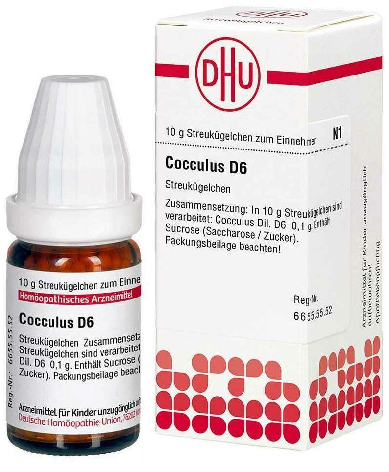 Dhu Cocculus D6 10 G Globuli