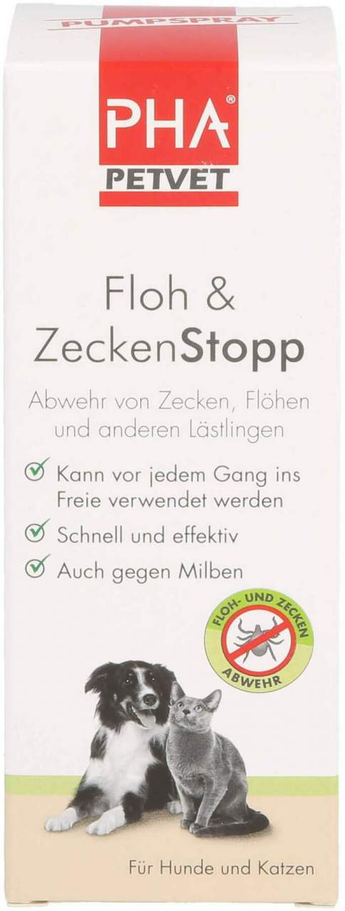 Pha Floh & Zeckenstopp Pumpspray Für Hunde und Katzen 100ml