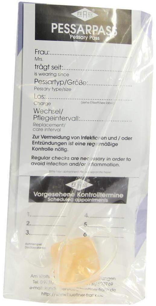 Pessar Würfel Sieb Silikon 29mm Gr.1