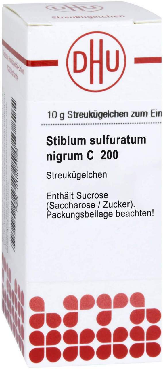 Dhu Stibium Sulfuratum Nigrum C200 10 G Globuli
