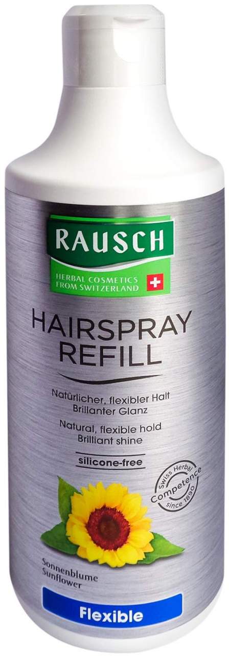 Rausch Hairspray Flexible Refill Non - Aerosol 400 ml - Zur Fixierung der Haarfrisur