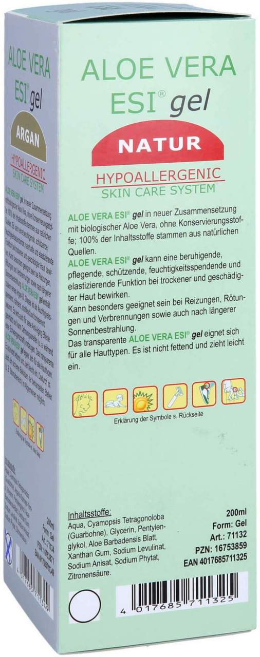 Aloe Vera Gel Natur Bio 200 ml - Zur Hautpflege
