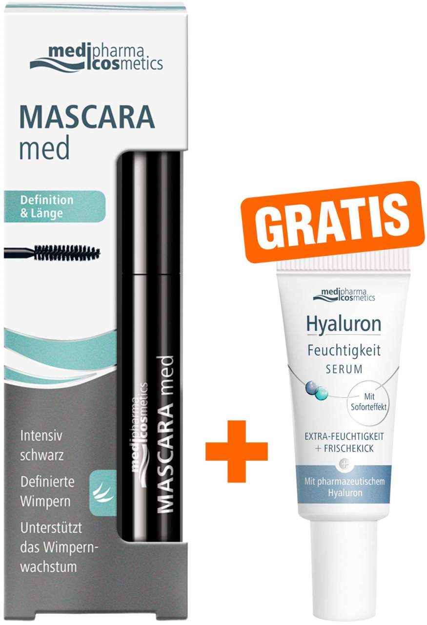 medipharma cosmetics Mascara med Definition & Länge 5 ml