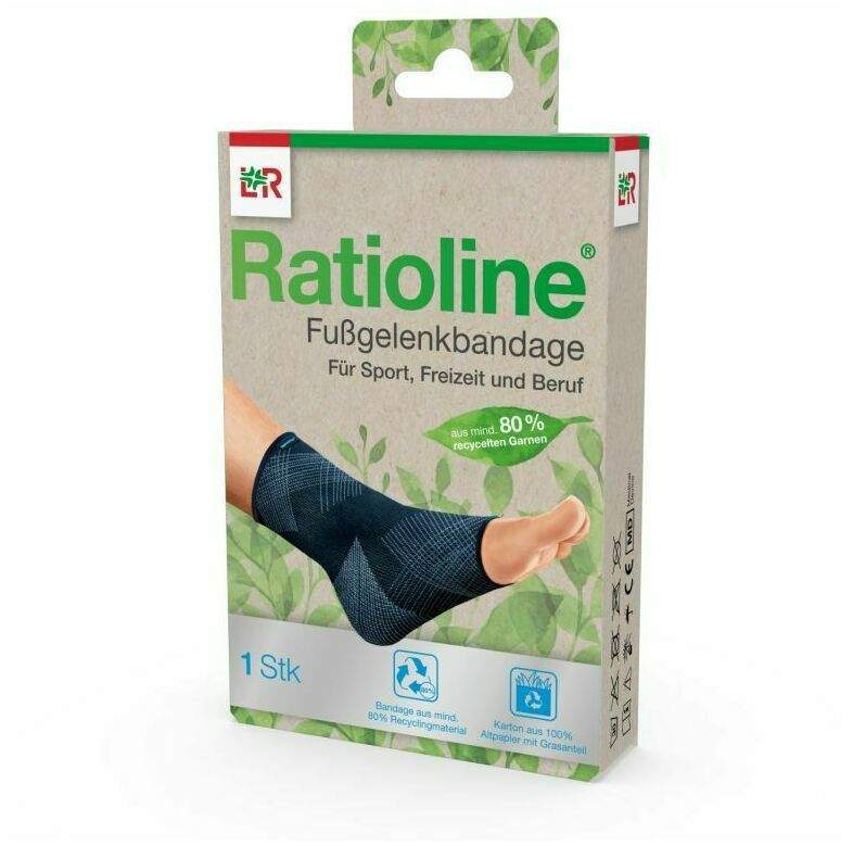 Ratioline Fußgelenkbandage Gr.Xl 1 Stück