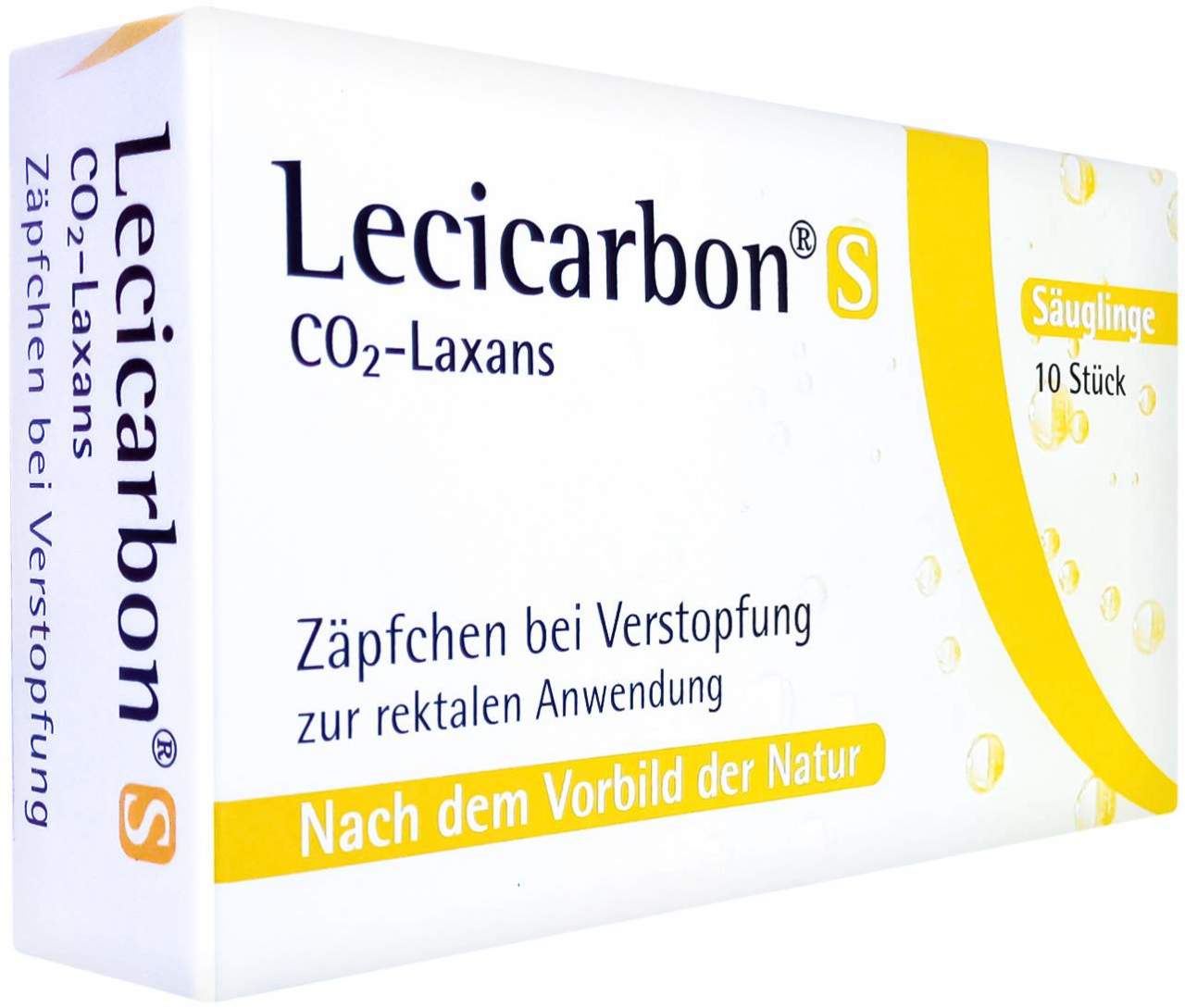 Lecicarbon S Co2 Laxans Suppositorien 10 Zäpfchen