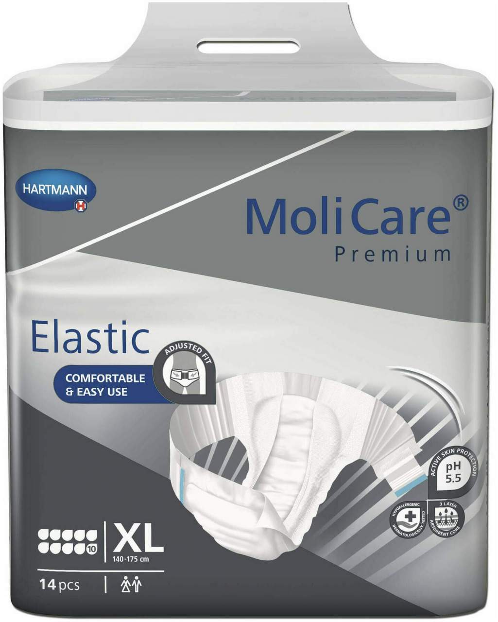 Molicare Premium Elastic Slip 10 Tropfen Gr.Xl 14 Stück