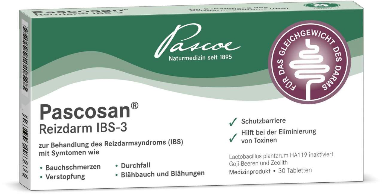 Pascosan Reizdarm IBS-3 Tabletten 30 Stück