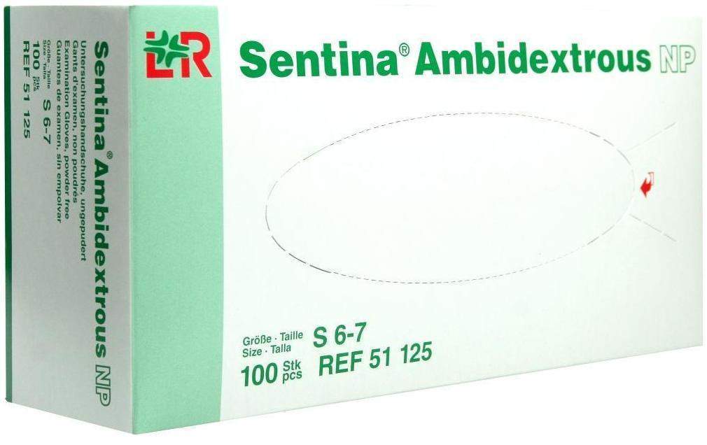 Sentina Ambidextrous Unters.Hands.Puderfr.Gr.S