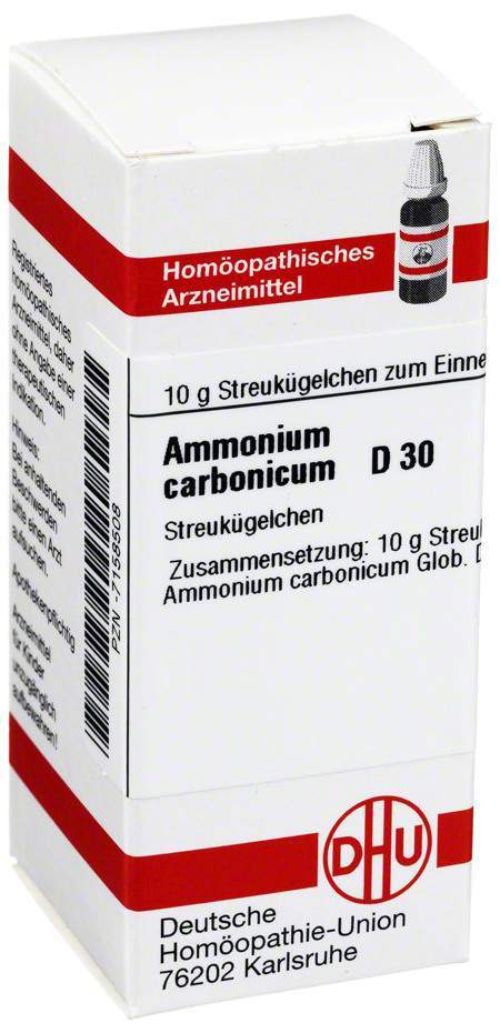 Dhu Ammonium Carbonicum D30 Globuli