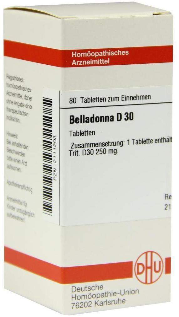 Dhu Belladonna D30 80 Tabletten