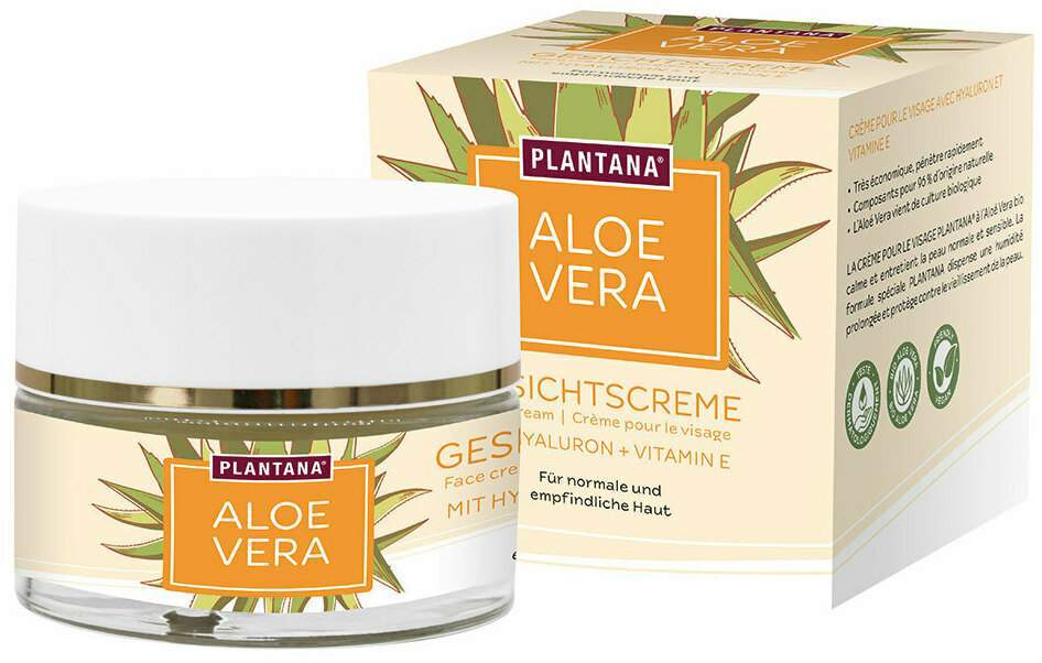 Plantana Aloe Vera Gesichtscreme Hyaluron & Vitamin E 50 ml