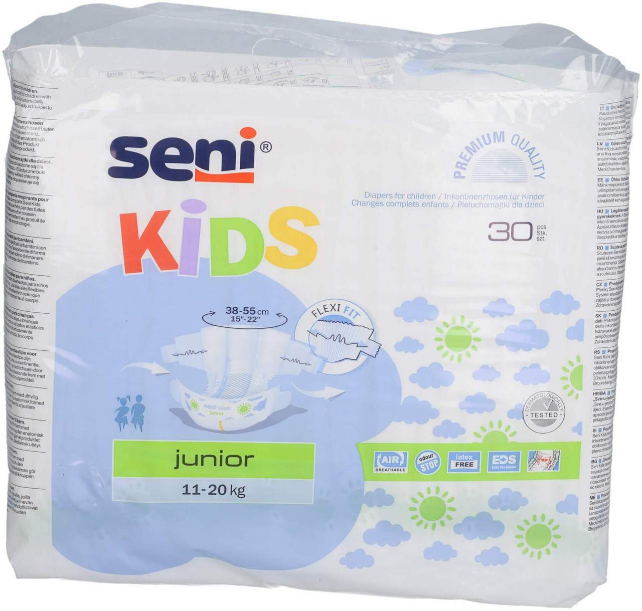 Seni Kids Junior 11-20 KG Inkontinenzhose 30 Stück