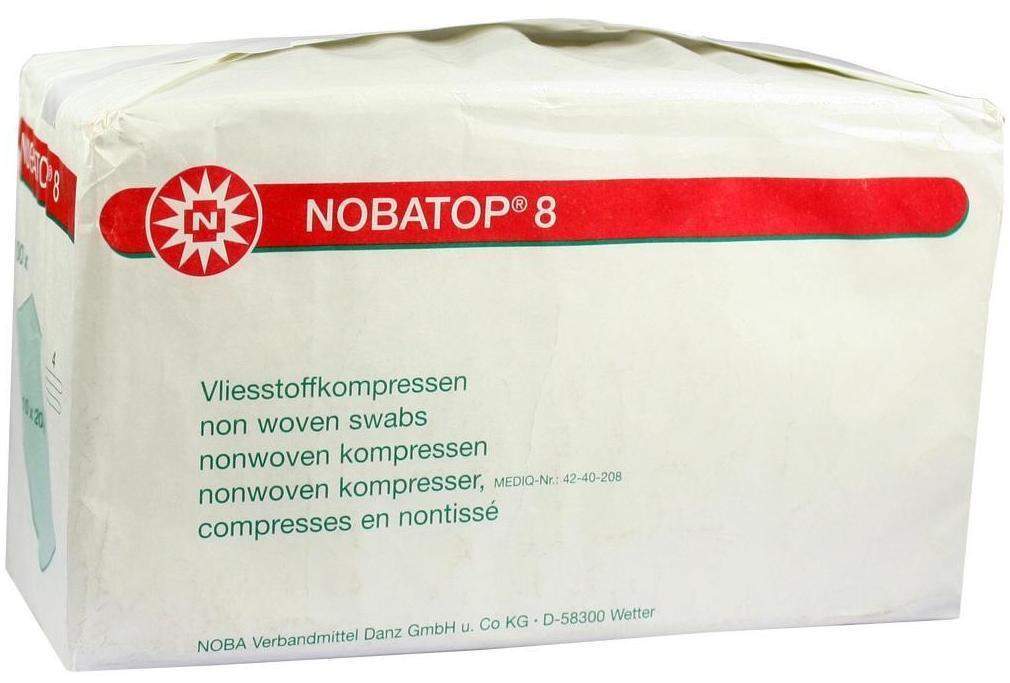 Nobatop 8 Kompressen 10x20cm Unsteril