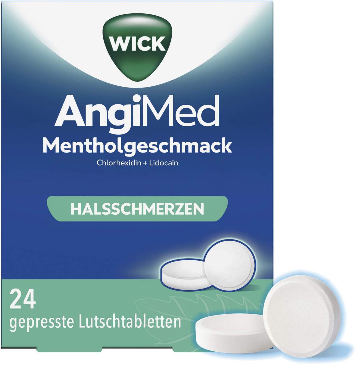WICK AngiMed Mentholgeschmack 24 Lutschtabletten