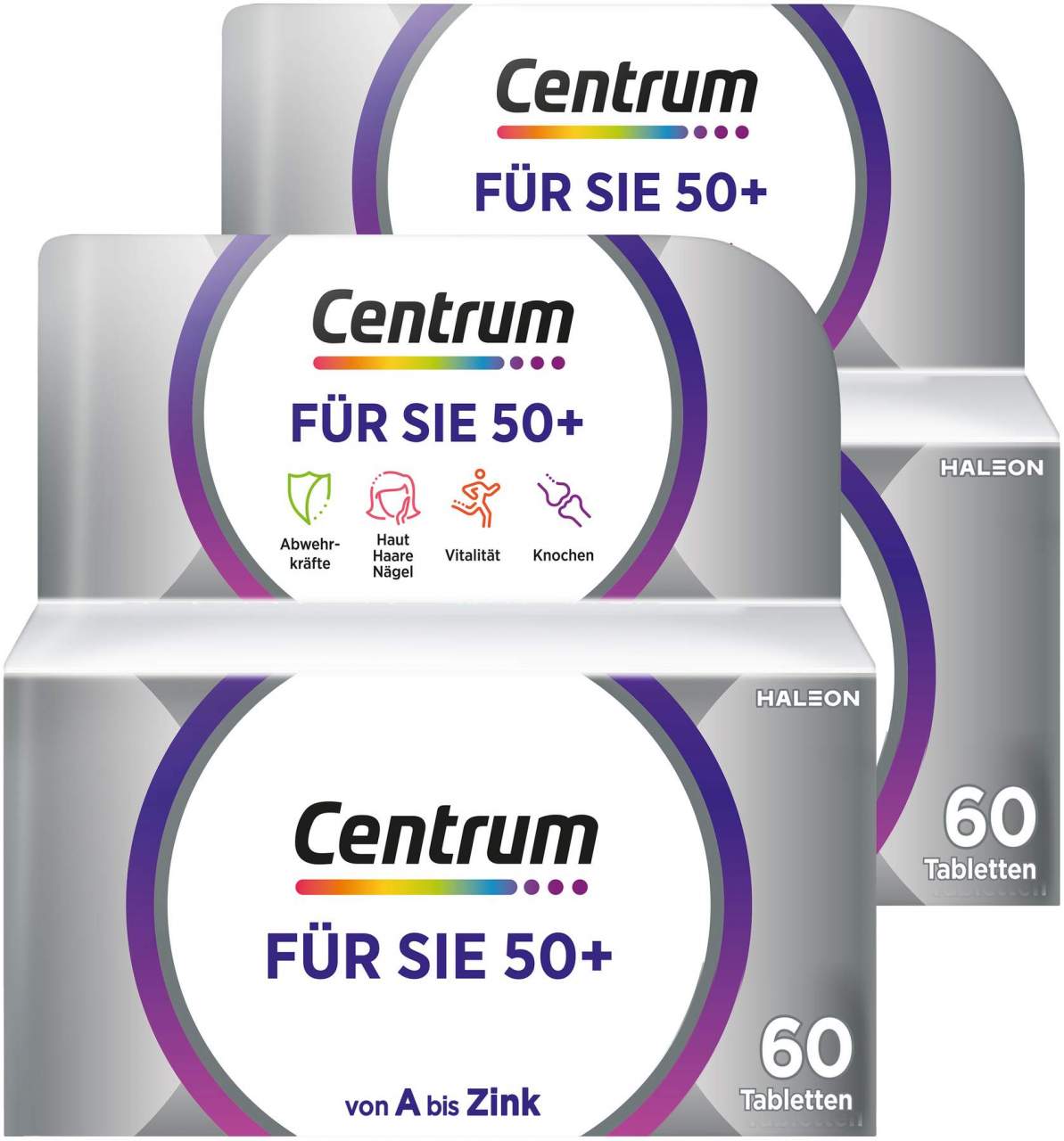 Centrum Für Sie 50+ Capletten 2 x 60 Tabletten