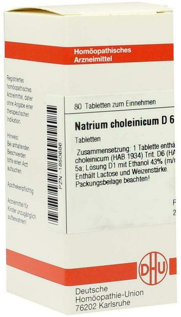 Dhu Natrium Choleinicum D6 Tabletten