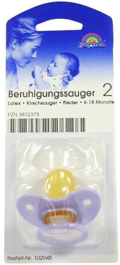 Sauger Kirschförmig Latex Gross Flieder 6-18 Monate 1 Stück