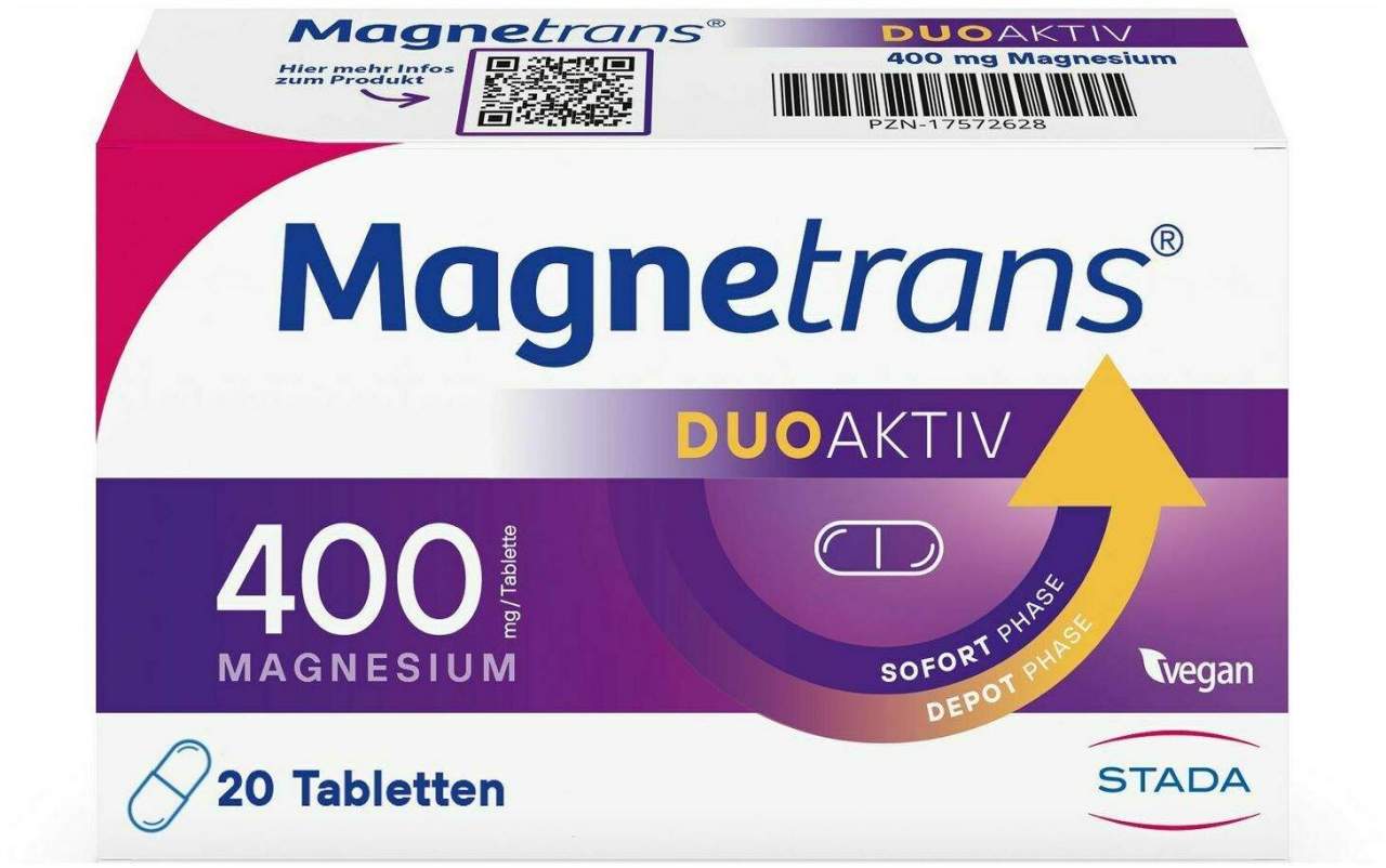 Magnetrans duo-aktiv 400 mg 20 Tabletten
