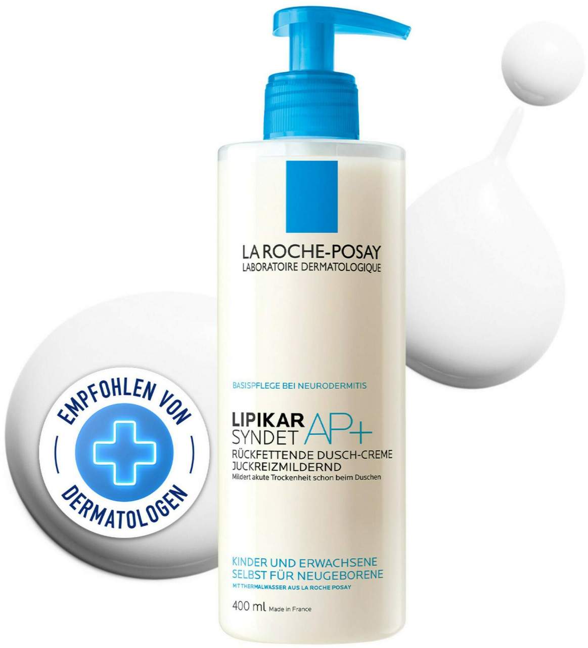 La Roche Posay Lipikar Syndet AP+ Reinigungs-Cremegel 400 ml