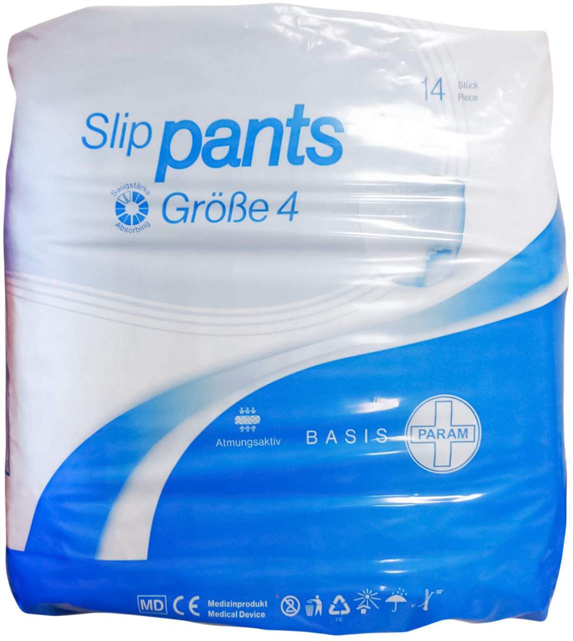 Param Slip Pants Basis Gr.4 14 Stück