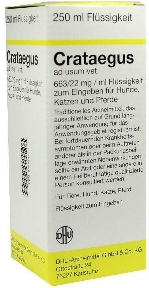 Dhu Crataegus Ad Usum vet. 250 ml Dilution