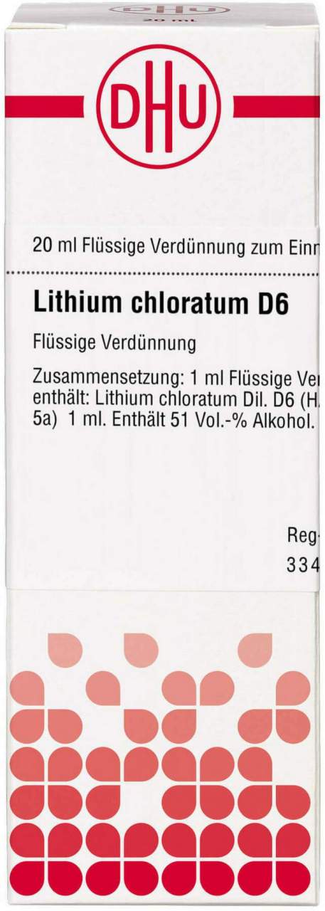 Dhu Lithium Chloratum D6 Dilution 20 ml