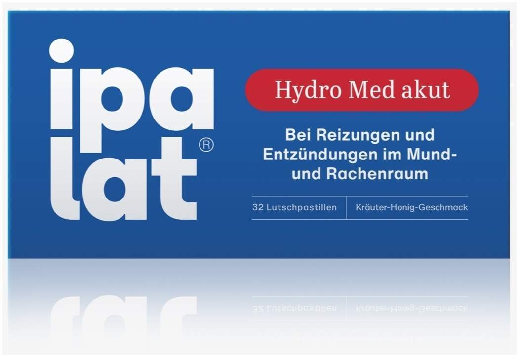 Ipalat Hydro Med akut Lutschpastillen 32 Stück