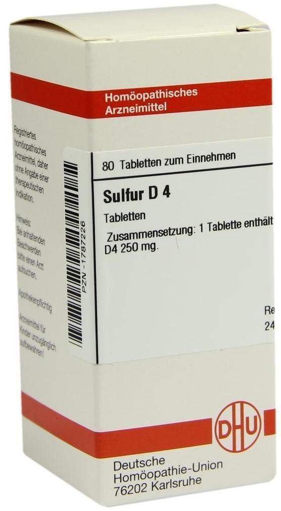 Dhu Sulfur D4 Tabletten 80 Tabletten