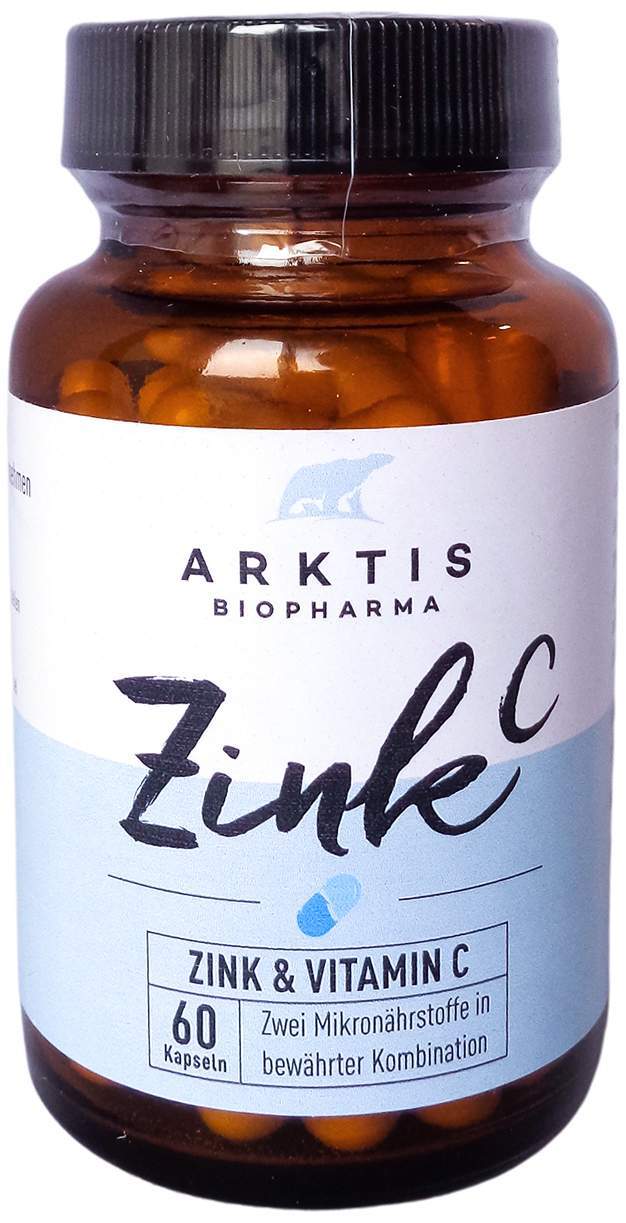 Arktis Zink & Vitamin C Zinkc 90 Kapseln