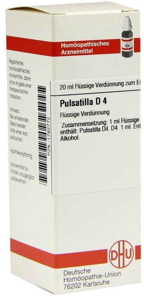 Dhu Pulsatilla D4 Dilution 20 ml