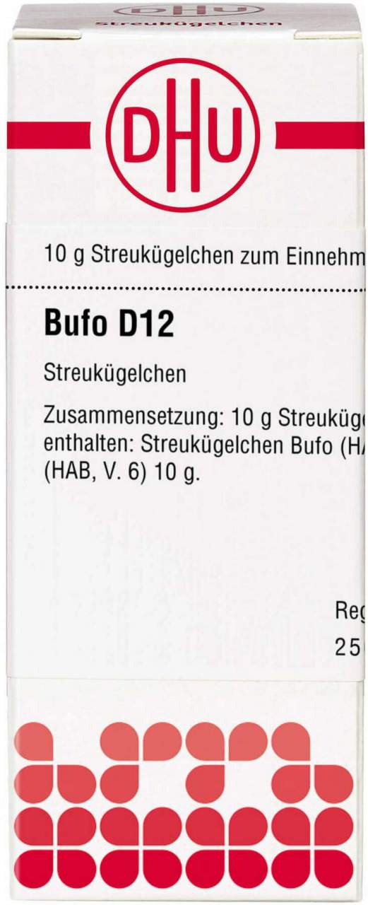 Dhu Bufo D12 Globuli 10 G