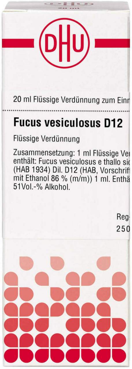 Dhu Fucus Vesiculosus D12 Dilution 20 ml
