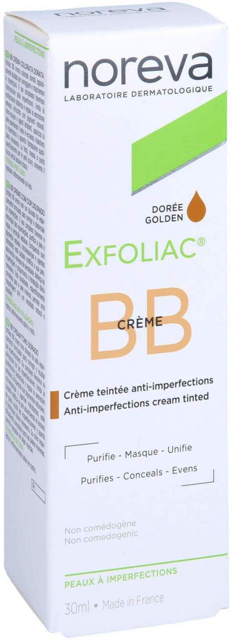 Noreva Exfoliac Getönte Bb-Creme Dunkel 30 ml