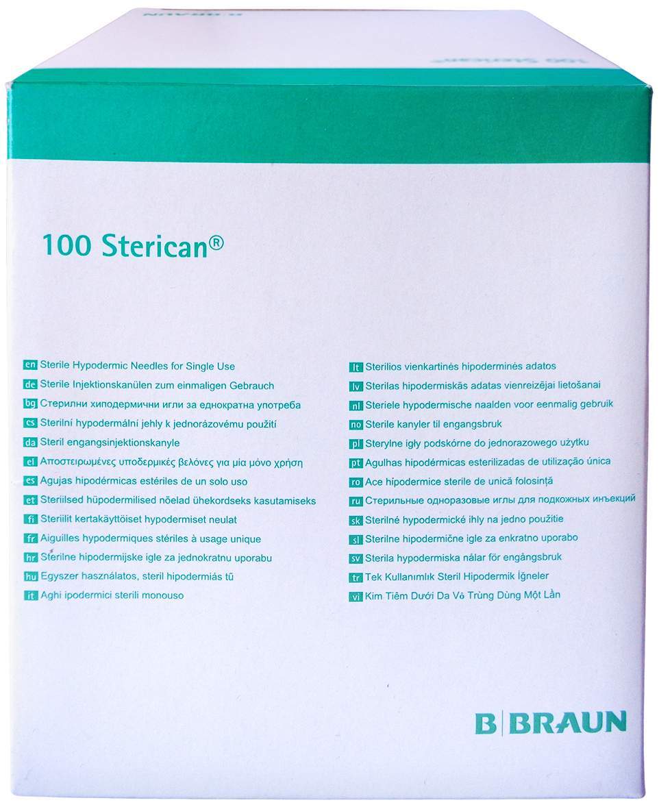Sterican Einmalkanüle 23 G 60 mm 100 Kanülen