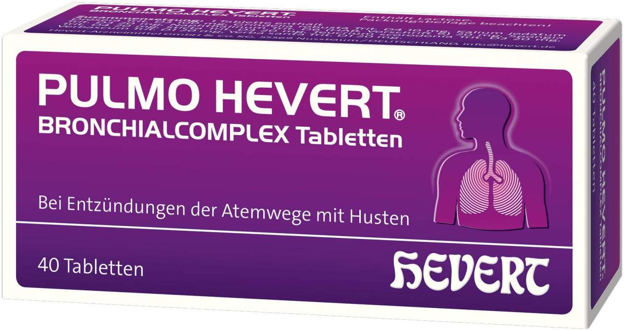 Pulmo Hevert Bronchialcomplex 40 Tabletten