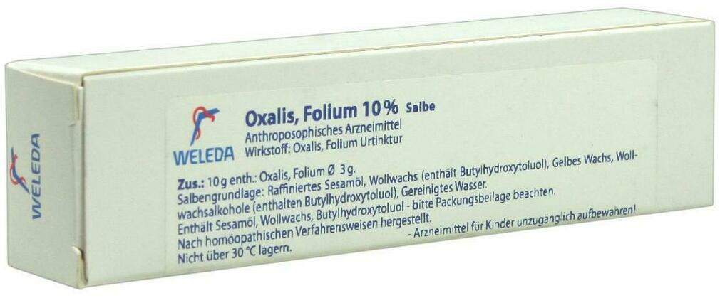 Weleda Oxalis Folium 10% 25 G Salbe