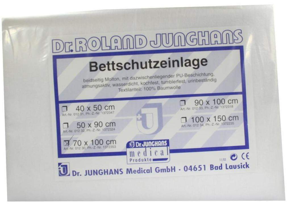 Bettschutzeinlage 70x100cm Doppelseitig Molton