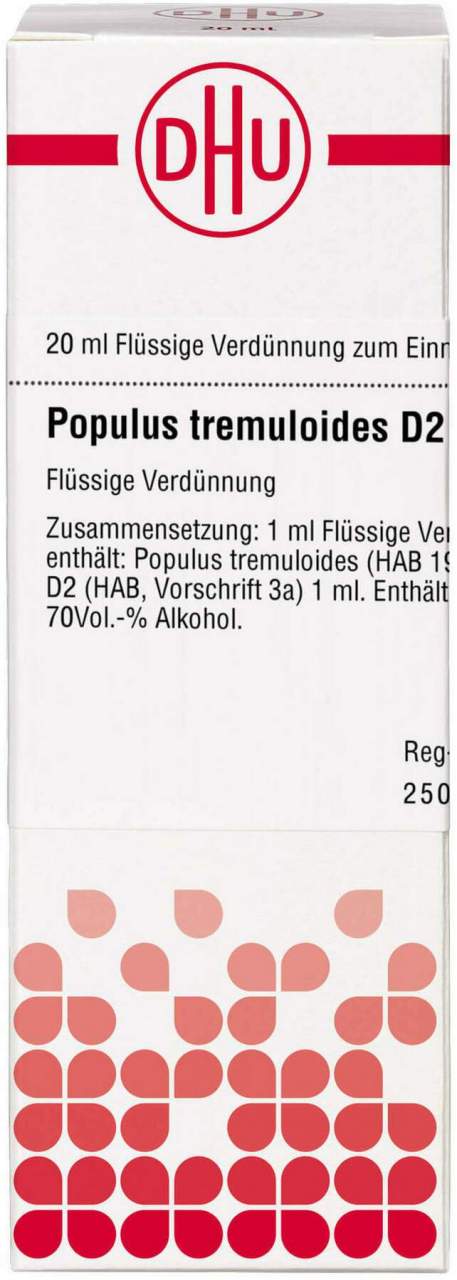 Dhu Populus Tremuloides D2 Dilution 20 ml