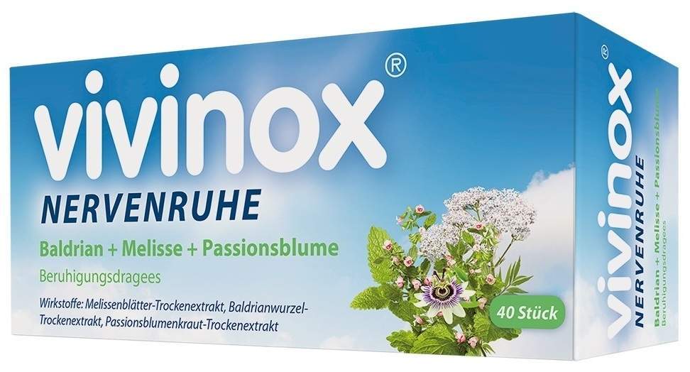 Vivinox Nervenruhe Beruhigungsdragees 40 Stück
