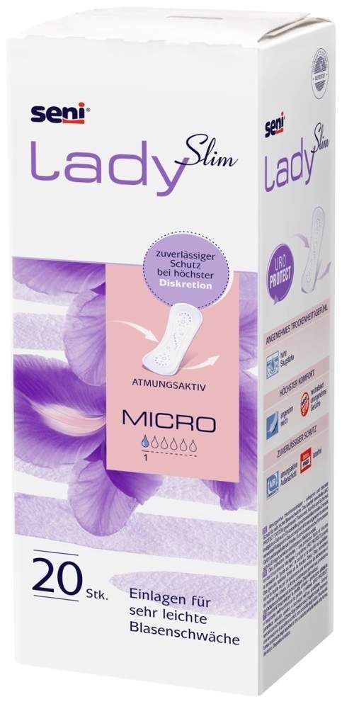Seni Lady Slim Micro 16 X 20 Einlagen