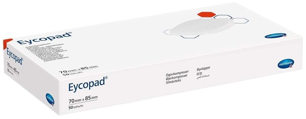 Eycopad Augenkompressen 70 X 85 mm Unsteril 50 Kompressen