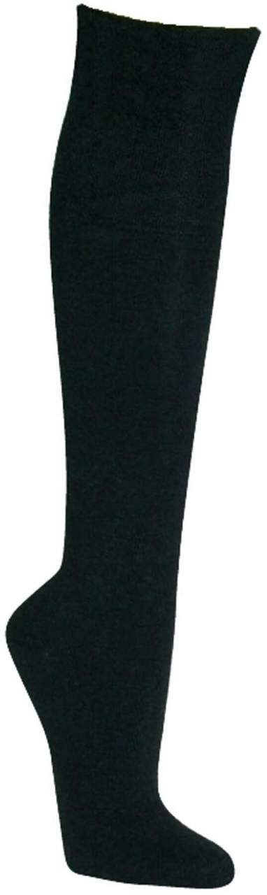 Bambus-Viskose Kniestrümpfe schwarz, Gr. 35-38, extra Soft