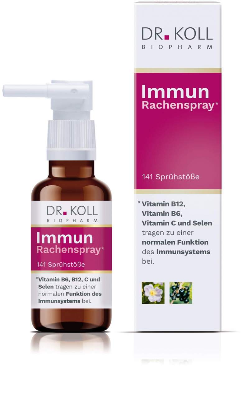 Immun Rachenspray Dr.Koll Gemmo Komplex Vit.B6 B12 20ml Spray