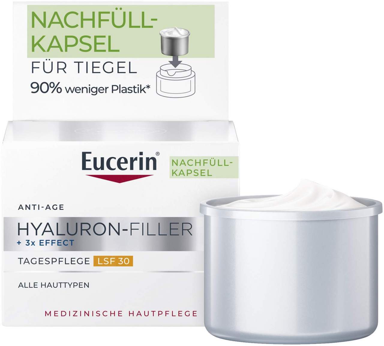 Eucerin Anti-Age Hyaluron-Filler Tag LSF 30 Refill 50 ml
