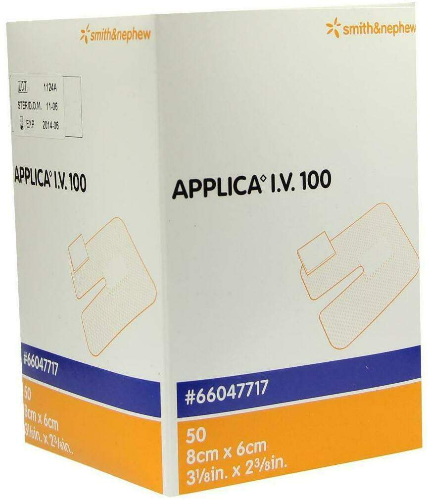 Applica I.V.100 Kanülenpflaster Mit Saugpolster