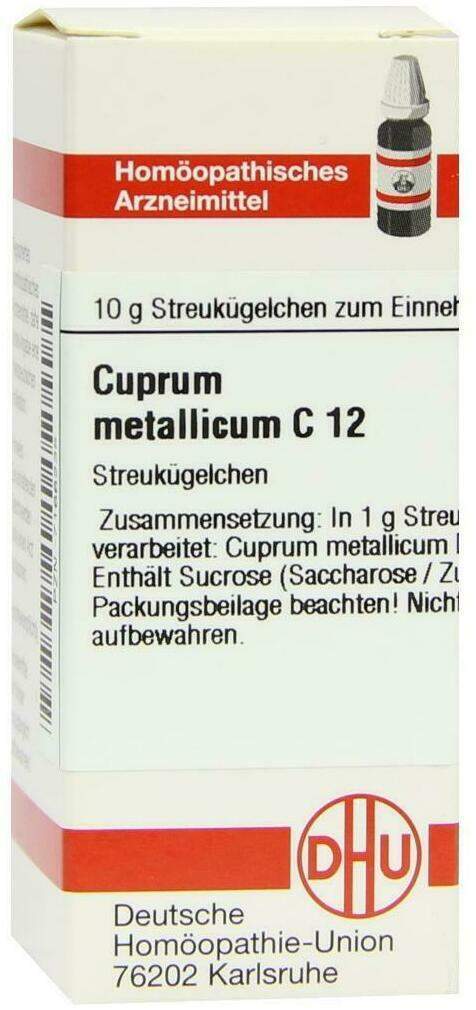 Dhu Cuprum Metallicum C12 Globuli