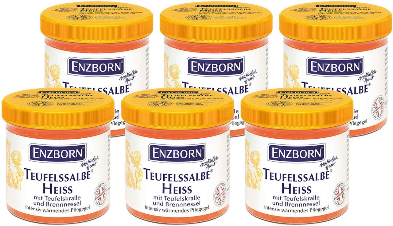 Enzborn Teufelssalbe Heiss 6 x 200 ml
