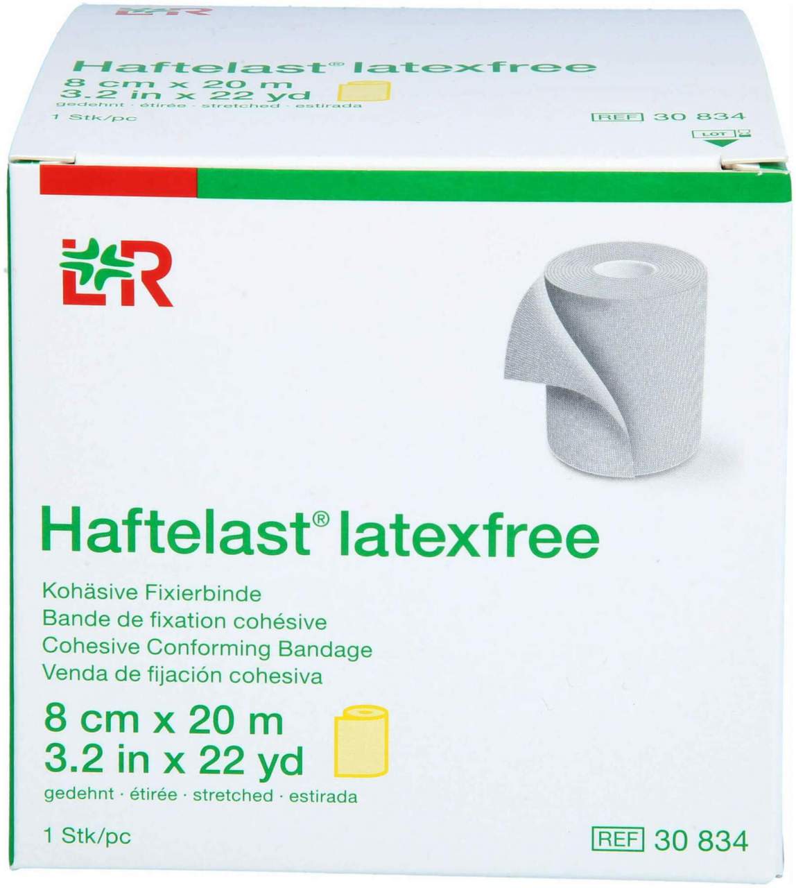 Haftelast Fixierb.Kohäs.Latexfrei 8 Cmx20 M Gel