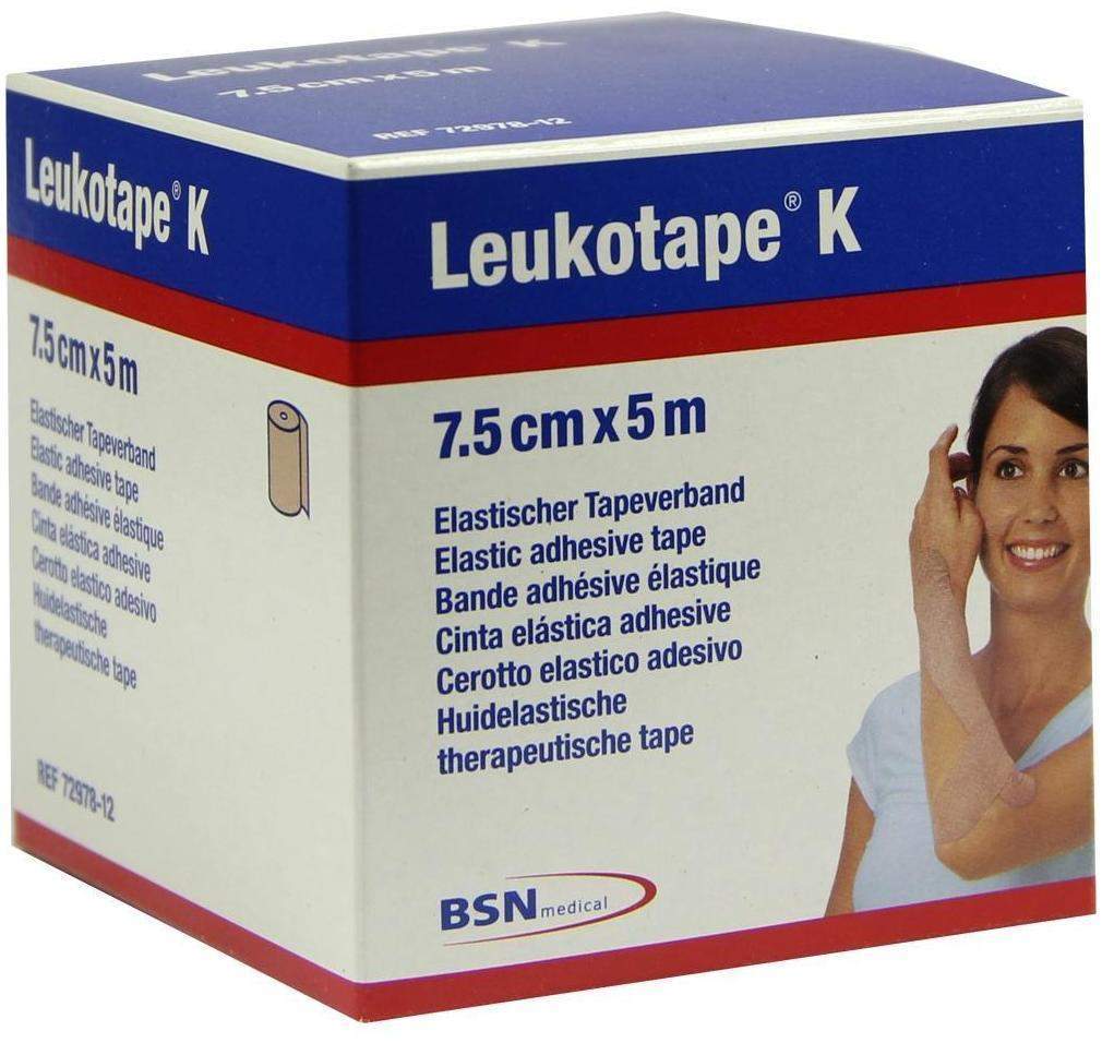 Leukotape K 7,5cm Hautfarben